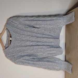 Karen Kane Chunky Cable Knit Sweater Size L